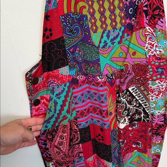 Colorful Patchwork Overalls - Picture 3 of 8